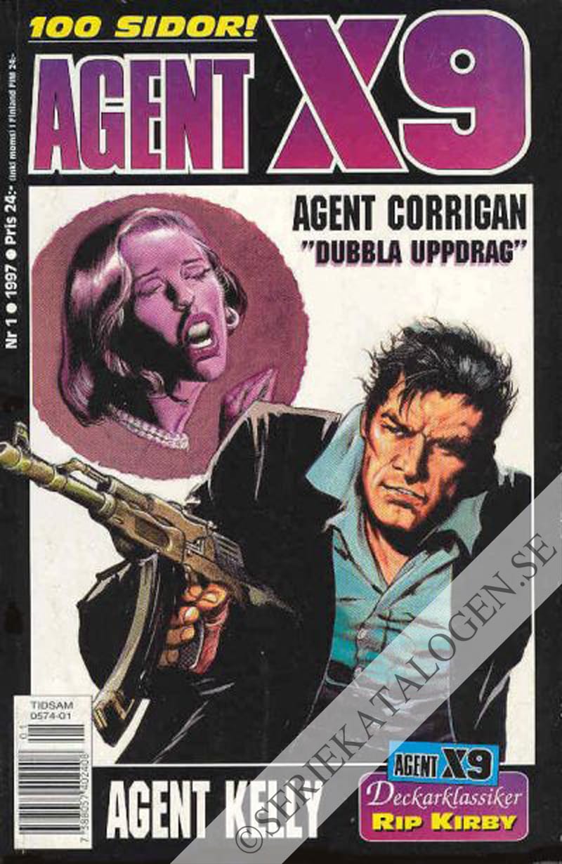 Framsida på Agent X9 #1 (1997)