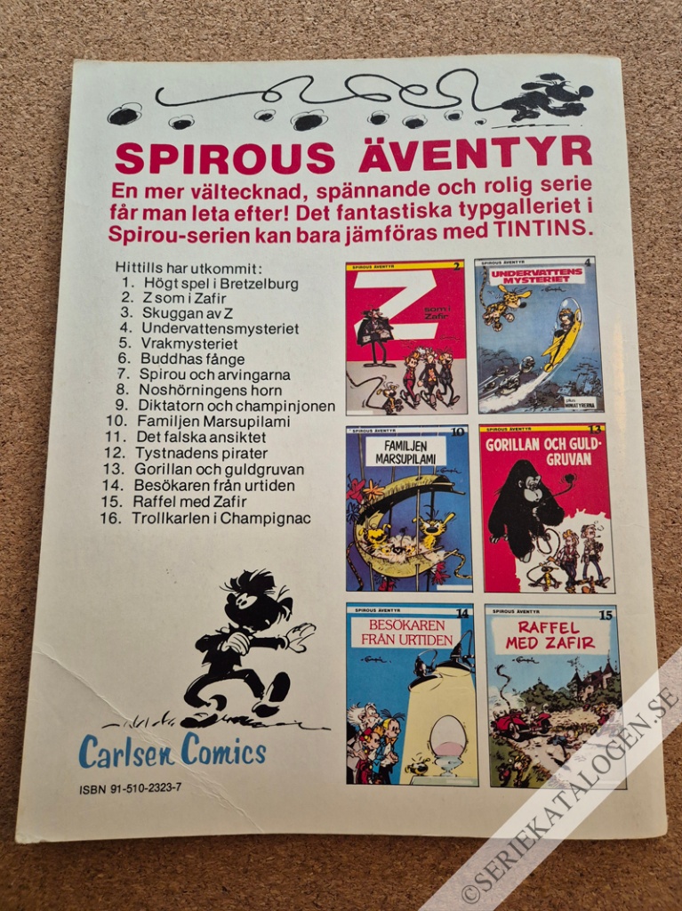 Baksida på Trollkarlen i Champignac (1979)