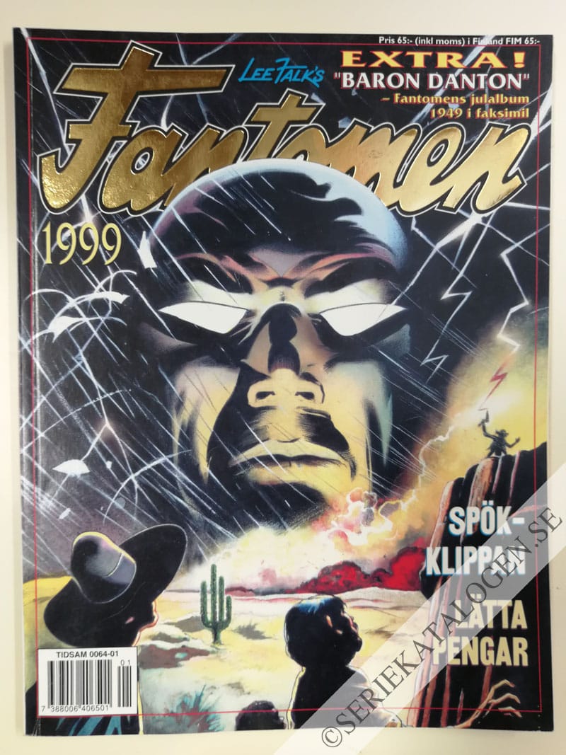 Framsida på Fantomen Spökklippan - Lätta pengar (1999)