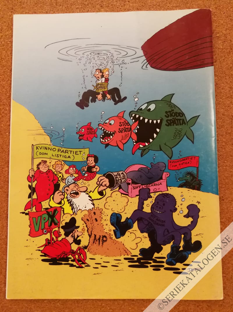 Baksida på Den enda vägen! - folkvalda serieparodier (1994)