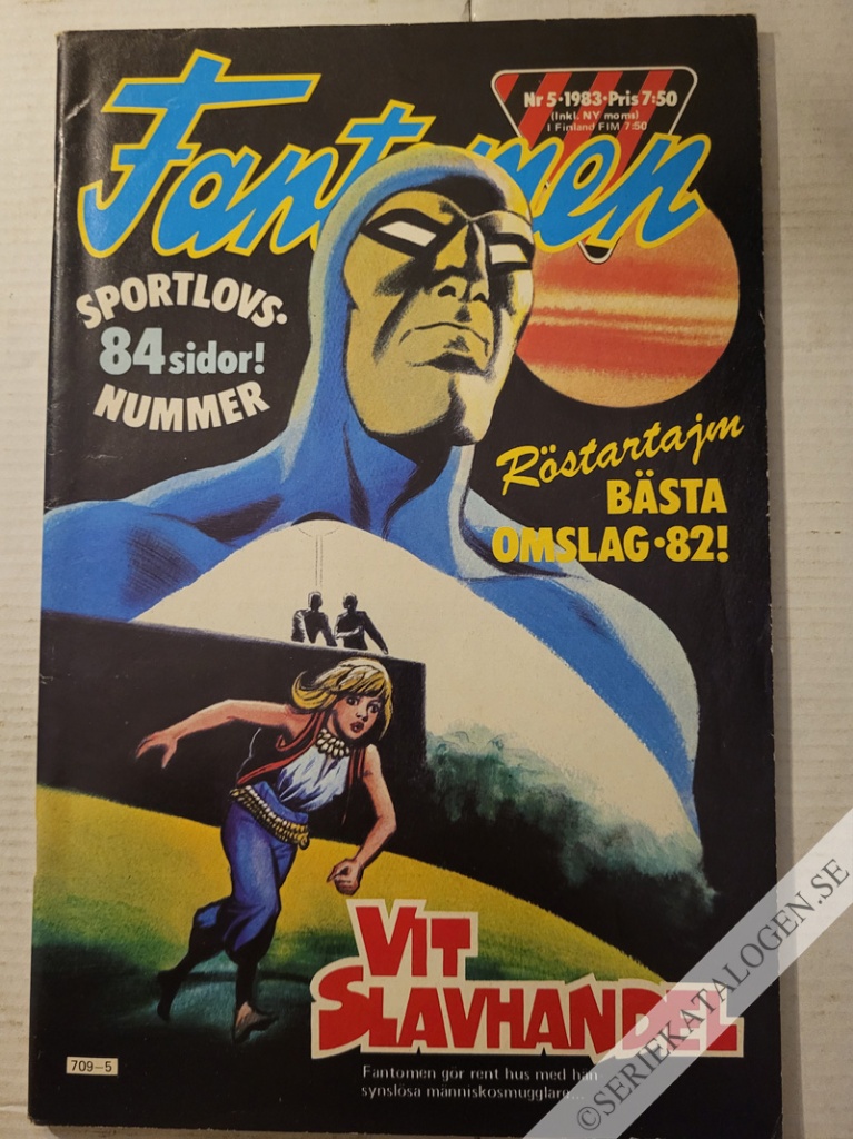Framsida på Fantomen #5 (1983)