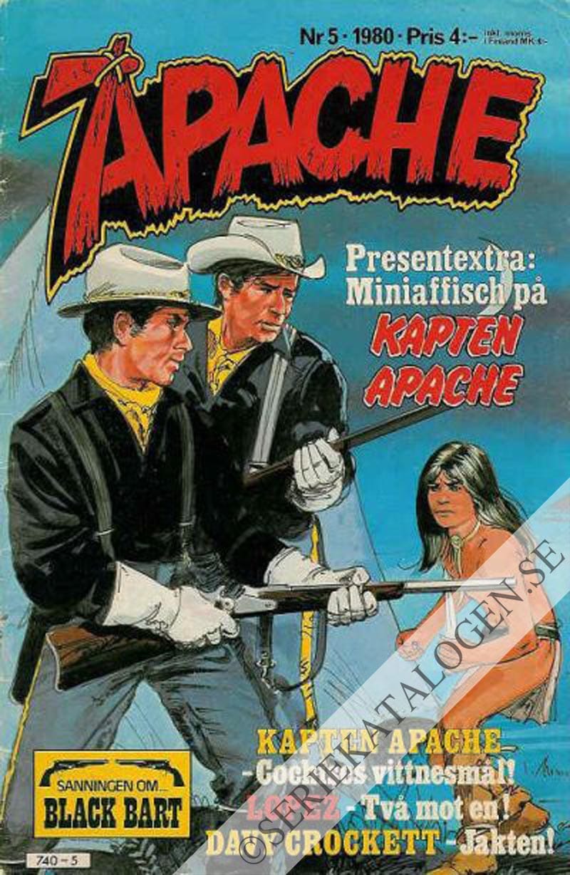 Framsida på Apache #5 (1980)