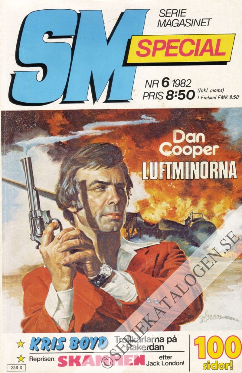 Framsida på Seriemagasinet specialalbum #6 (1982)