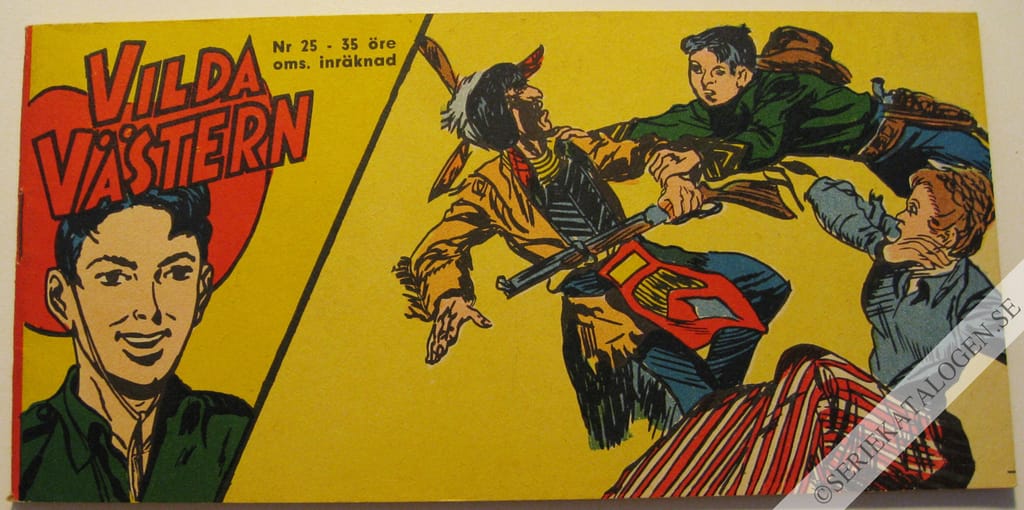 Framsida på Vilda Västern #25 (1962)