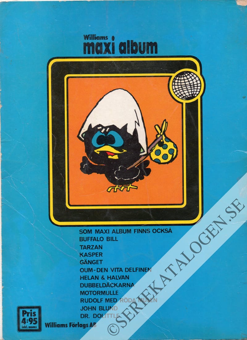 Baksida på Calimero: Fest för alla Calimero-vänner (1973)