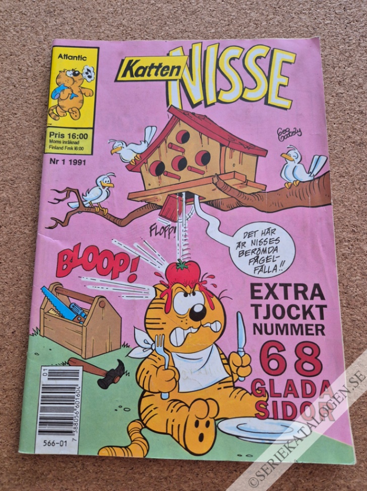 Framsida på Katten Nisse #1 (1991)