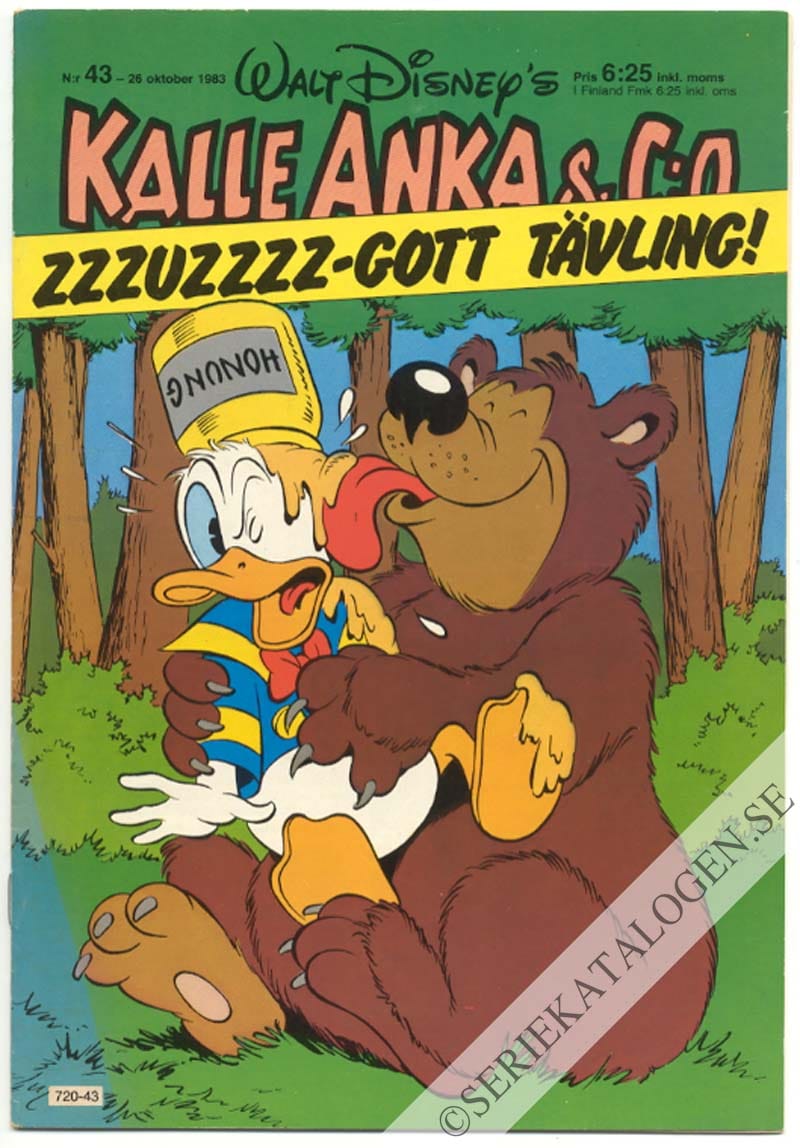 Framsida på Kalle Anka & C:o #43 (1983)