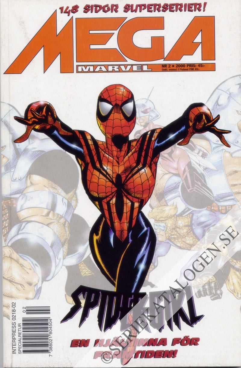 Framsida på Mega Marvel Spider-Girl (2000)