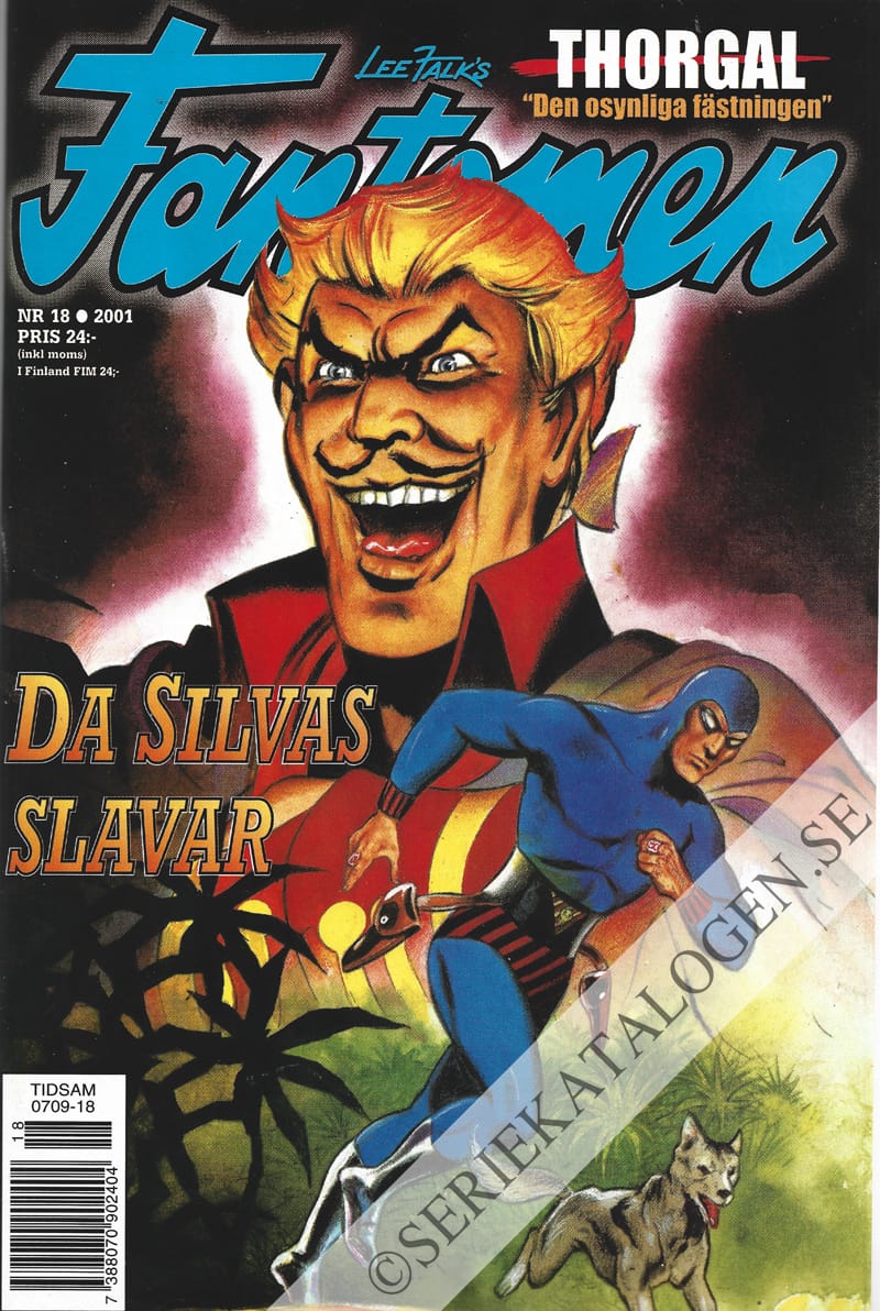 Framsida på Fantomen #18 (2001)