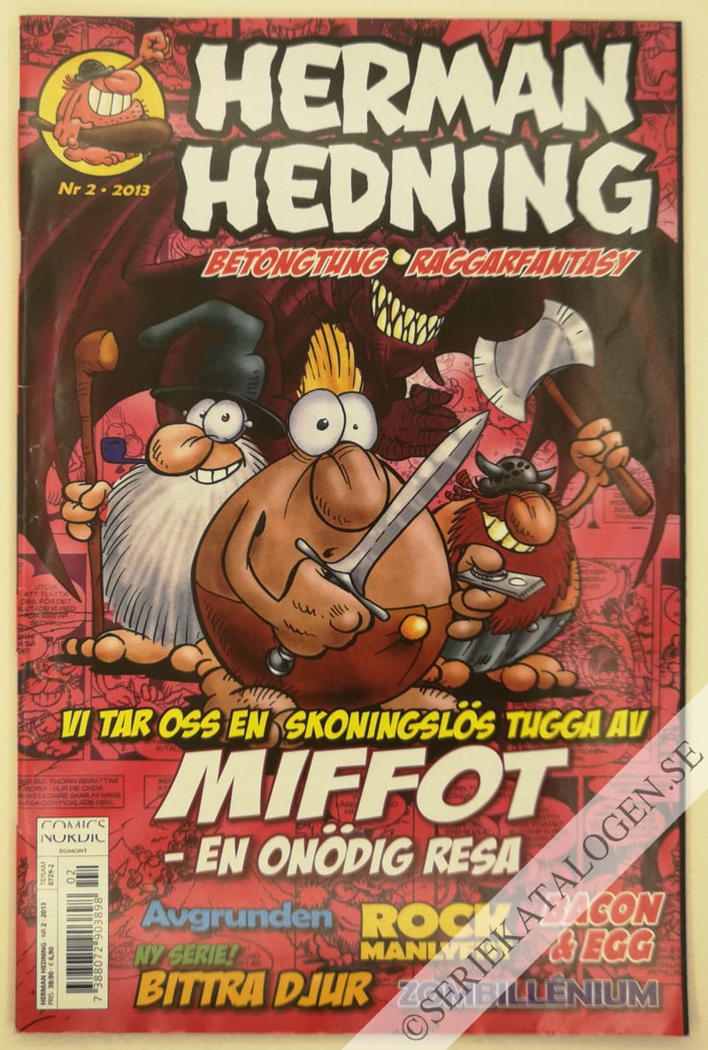 Framsida på Herman Hedning #2 (2013)