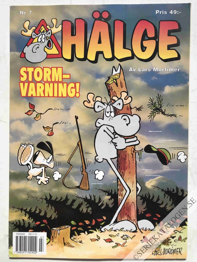Framsida på Hälge Stormvarning! (1998)