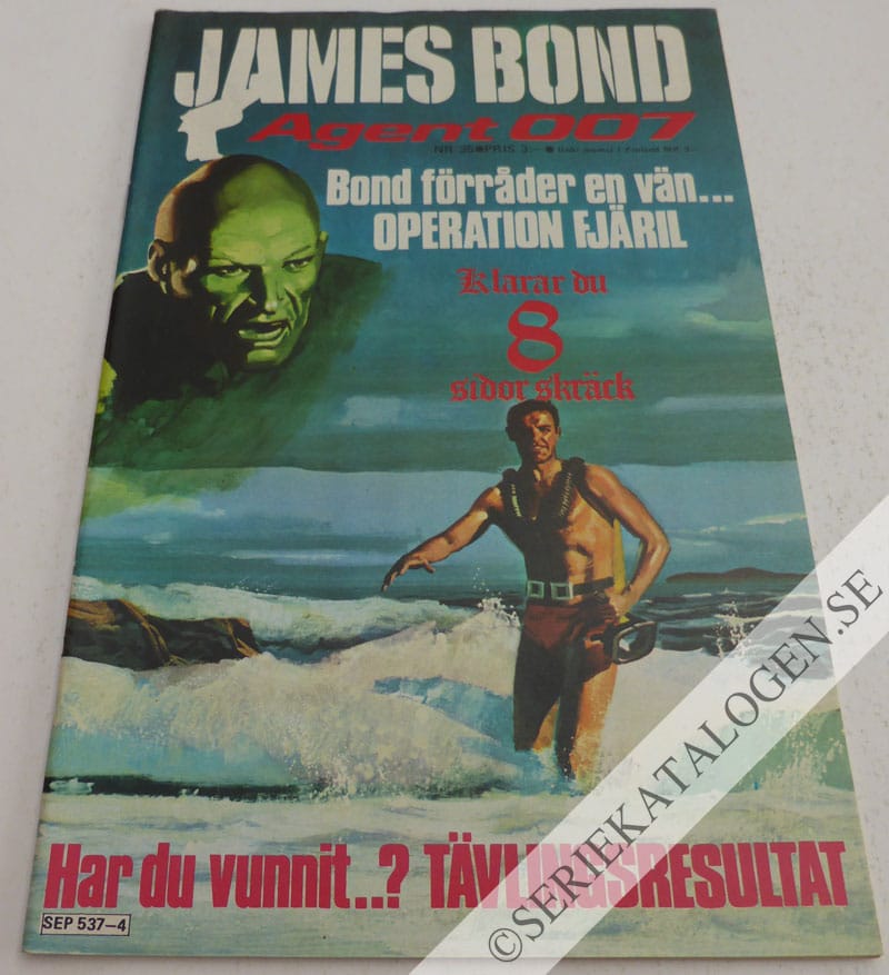 Framsida på James Bond agent 007 #35 (1975)