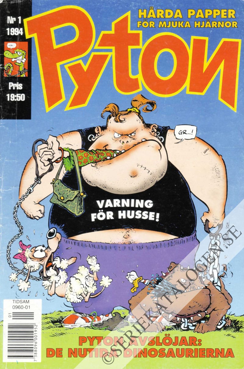 Framsida på Pyton #1 (1994)