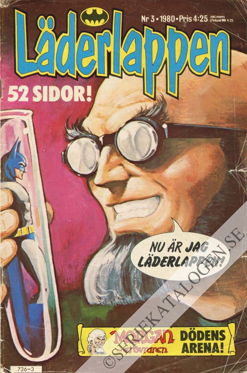 Framsida på Läderlappen och Robin #3 (1980)