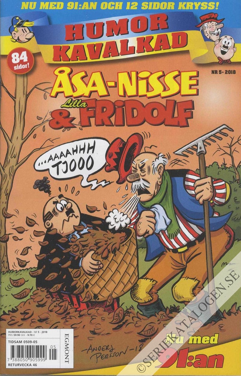 Framsida på Humorkavalkad #5 (2018)