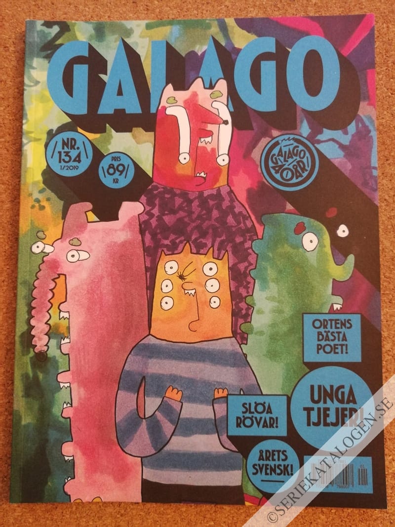 Framsida på Galago #1 (2019)