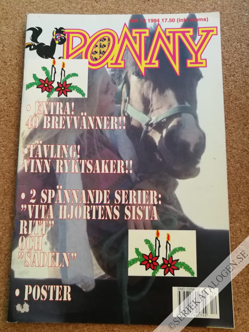 Framsida på Ponny-magasinet #12 (1994)