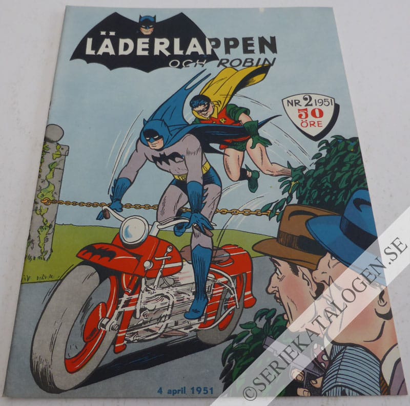 Framsida på Läderlappen och Robin #2 (1951)