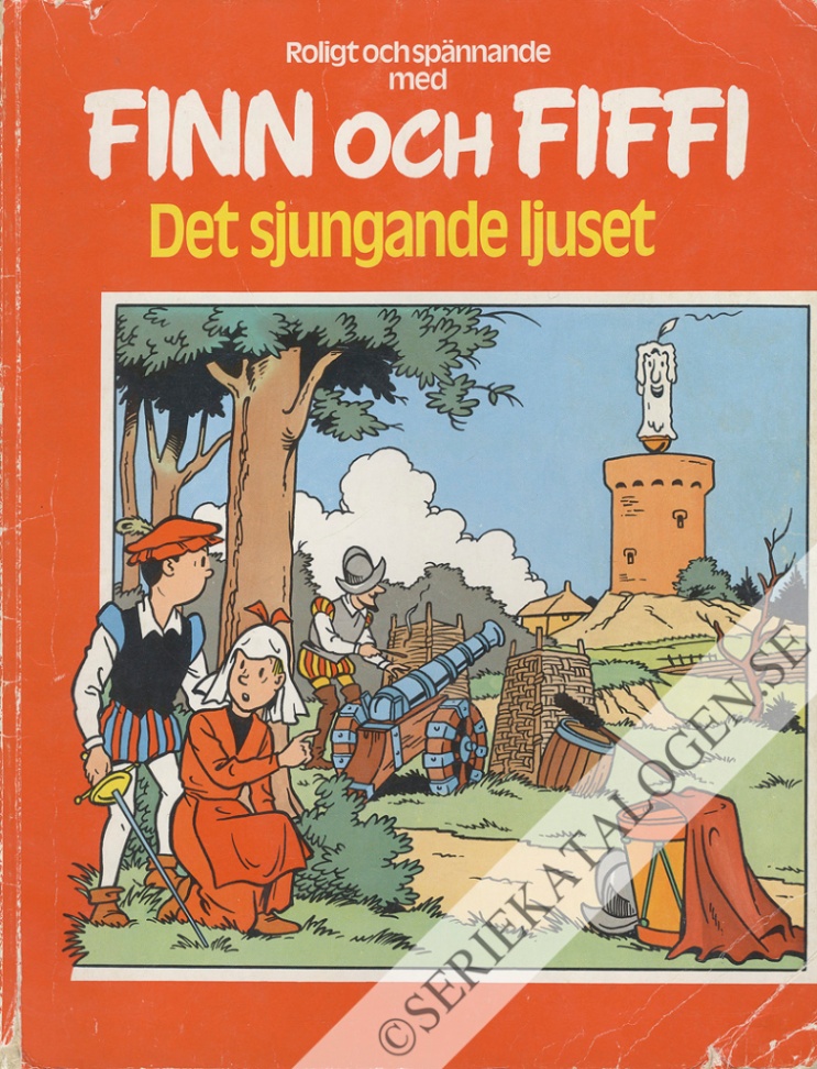 Framsida på Finn och Fiffi #37 - Det sjungande ljuset (1979)