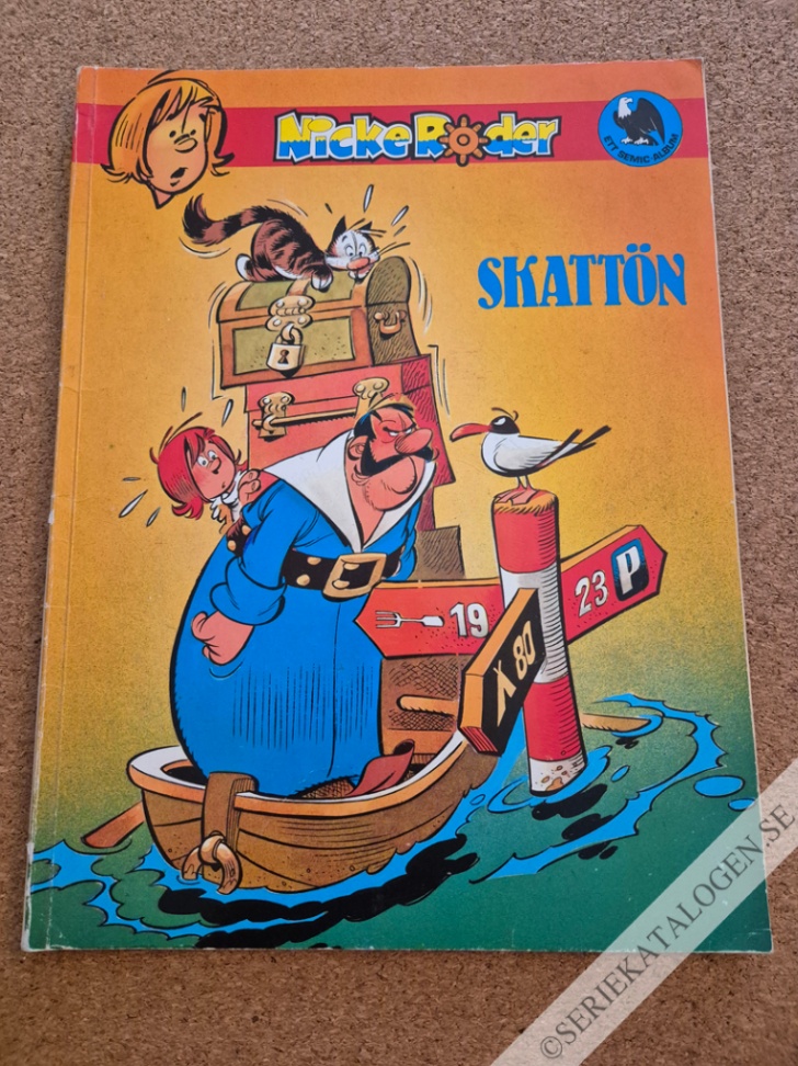 Framsida på Nicke Roder Skattön (1981)