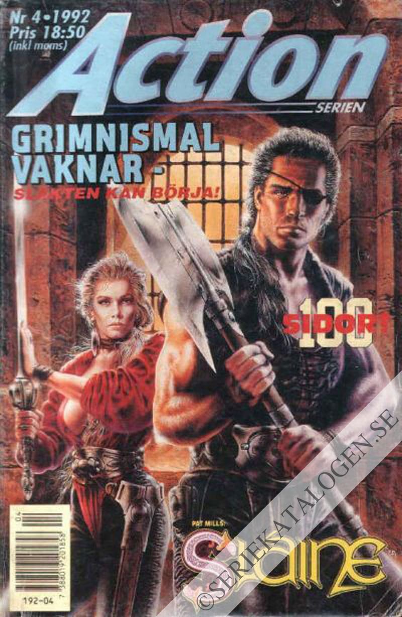 Framsida på Actionserien #4 (1992)
