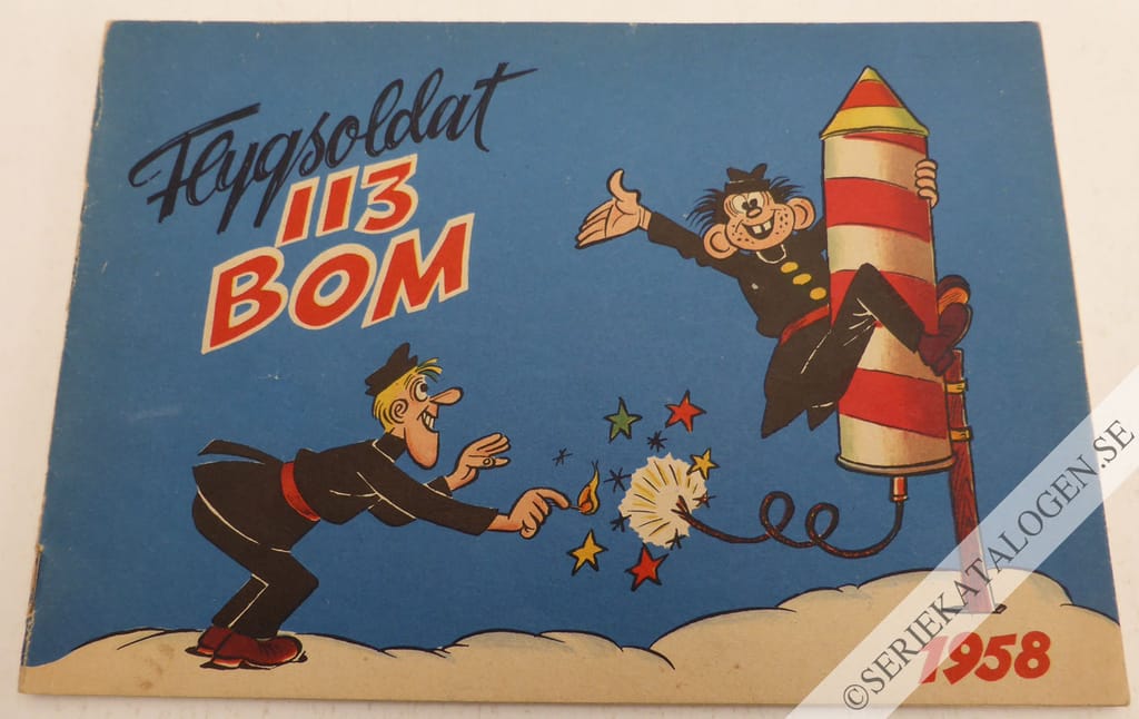 Framsida på Flygsoldat 113 Bom # (1958)