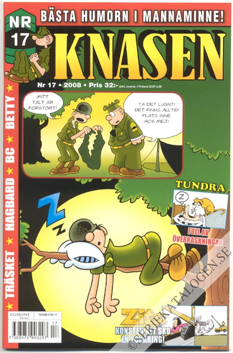 Framsida på Knasen #17 (2008)