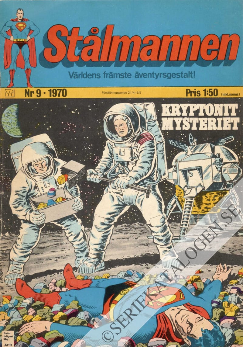 Framsida på Stålmannen #9 (1970)