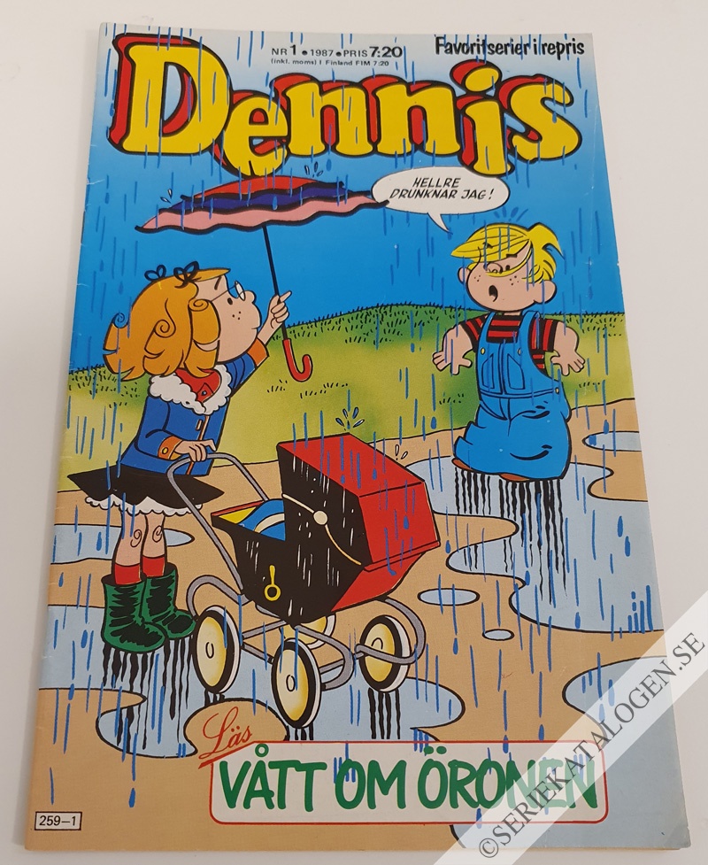 Framsida på Dennis #1 (1987)
