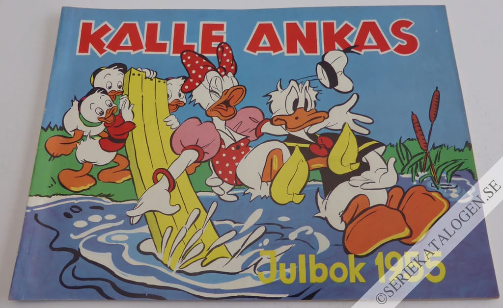 Framsida på Kalle Ankas julbok # (1955)