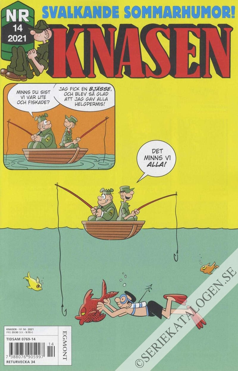 Framsida på Knasen #14 (2021)