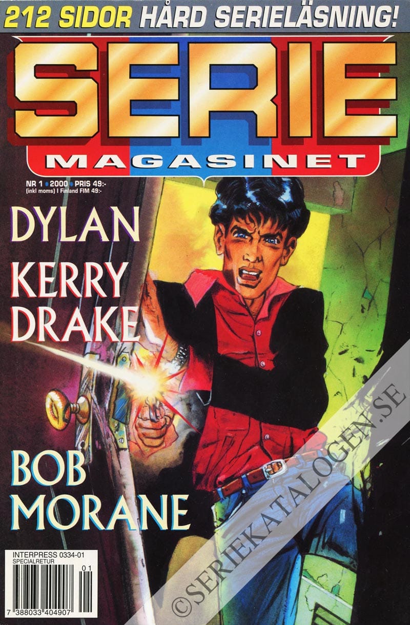 Framsida på Seriemagasinet #1 (2000)