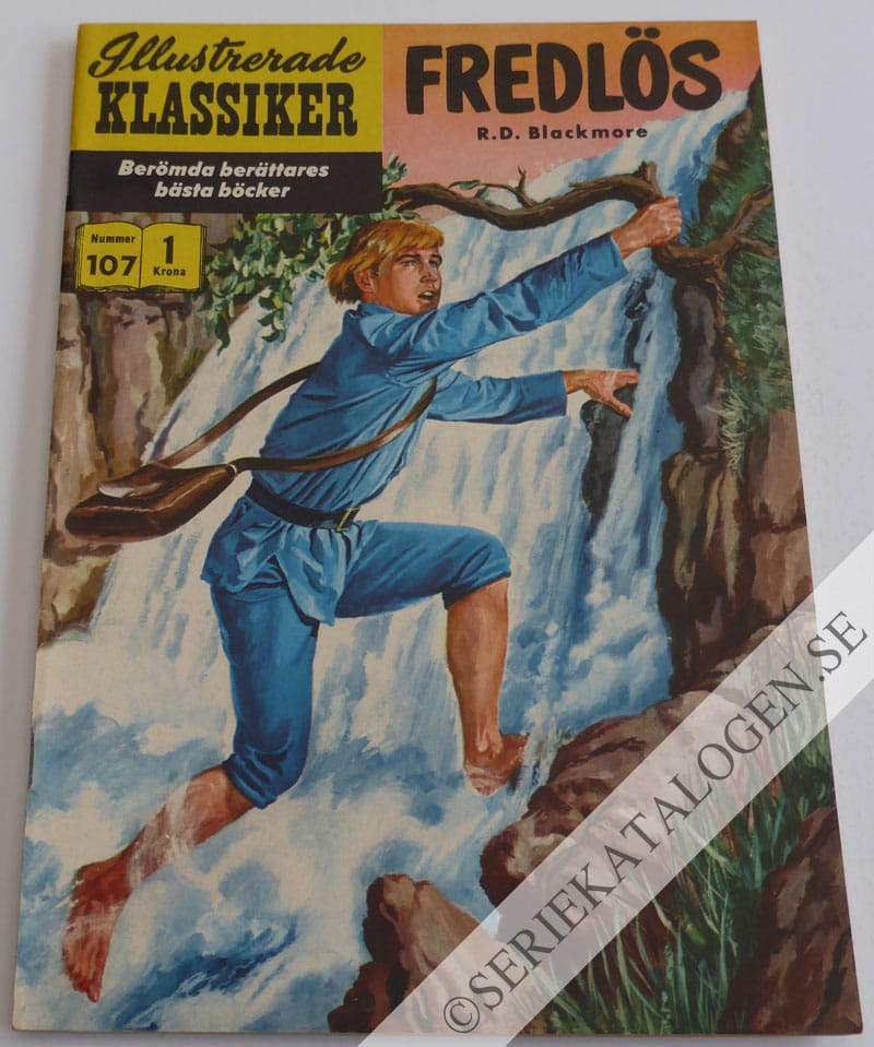 Framsida på Illustrerade Klassiker #107 - Fredlös (1960)