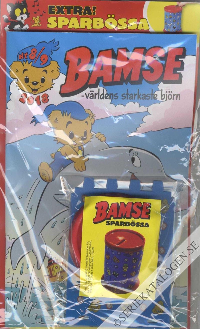 Framsida på Bamse #8-9 (2018)