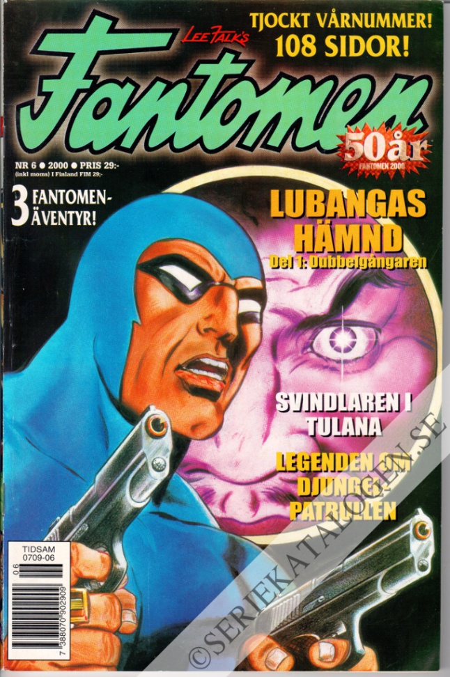 Framsida på Fantomen #6 (2000)