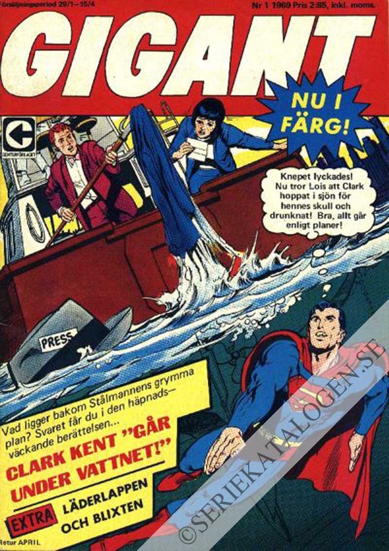 Framsida på Gigant #1 (1969)