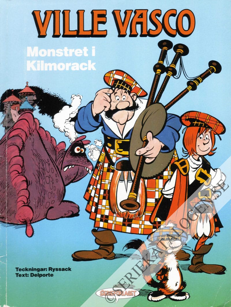 Framsida på Ville Vasco Monstret i Kilmorack (1989)