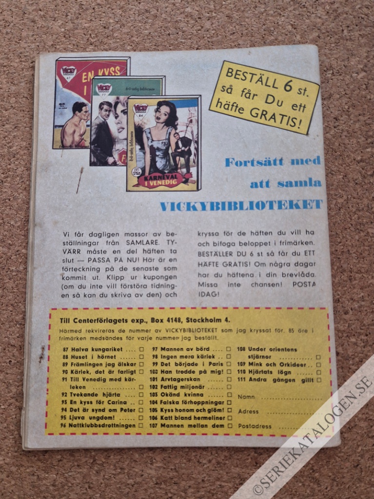 Baksida på Monte Carlo-mysteriet (1963)