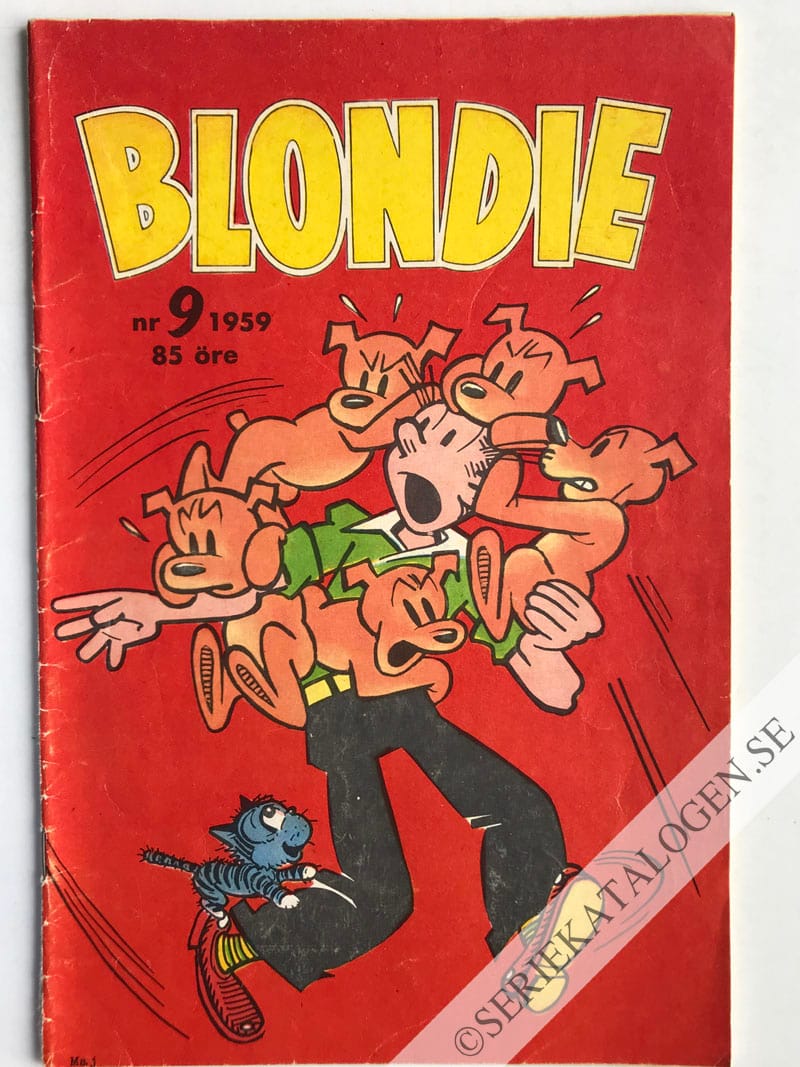 Framsida på Blondie #9 (1959)