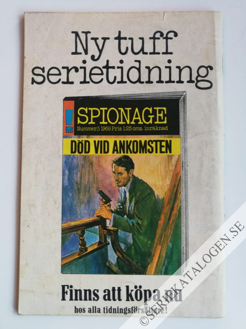 Baksida på Det stora spelet (1968)