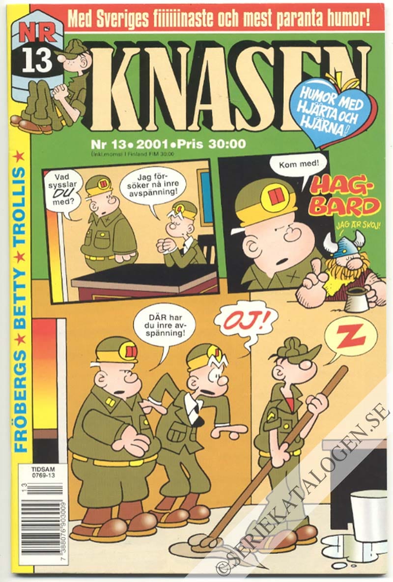 Framsida på Knasen #13 (2001)