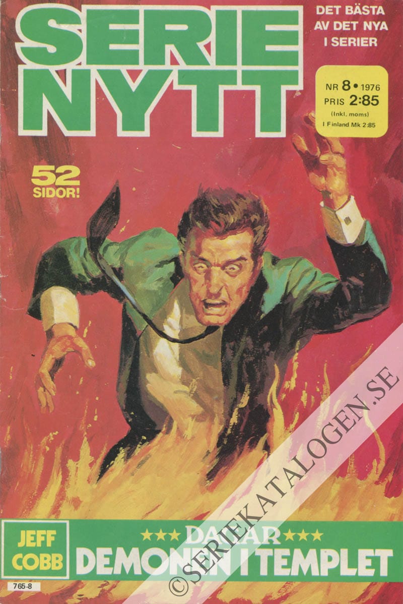 Framsida på Serie-Nytt #8 (1976)