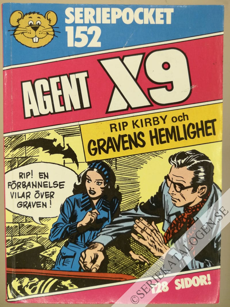 Framsida på Seriepocket #152 - Agent X9 (1985)