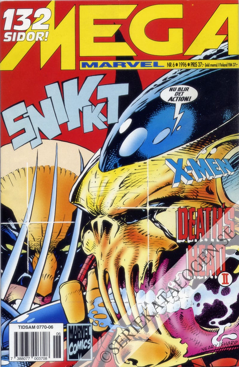 Framsida på Mega Marvel Death's Head II (1996)