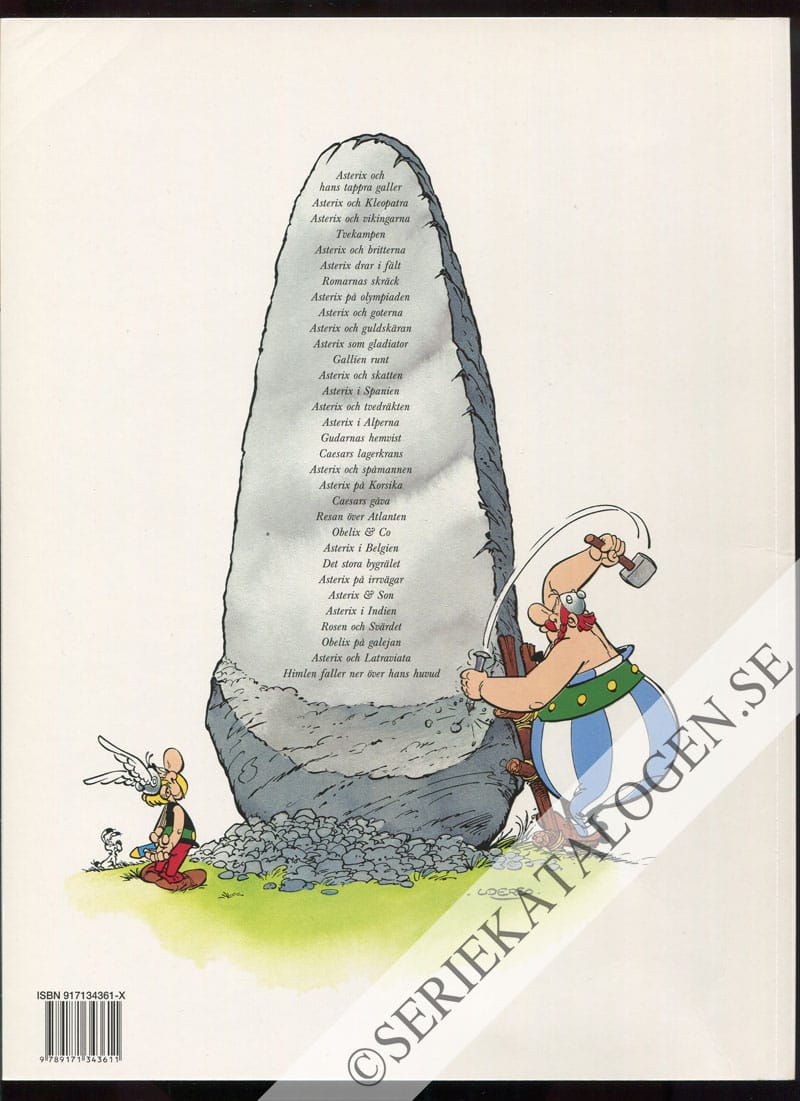 Baksida på Asterix åter till Gallien (2006)