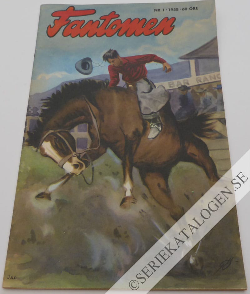 Framsida på Fantomen #1 (1958)