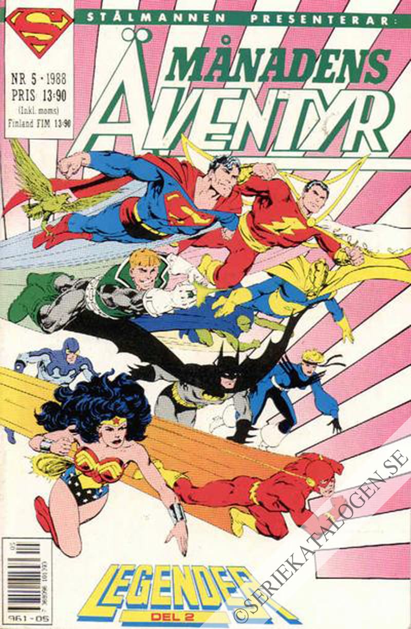 Framsida på Månadens äventyr #5 (1988)