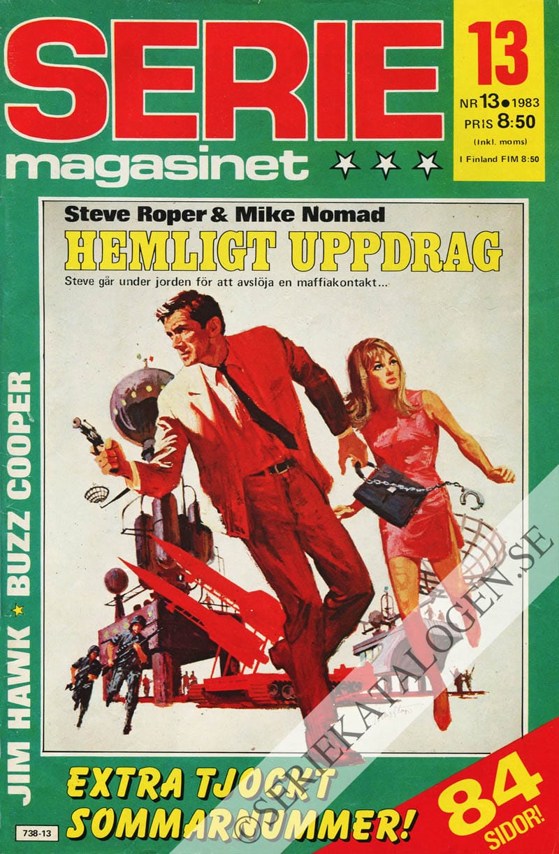 Framsida på Seriemagasinet #13 (1983)