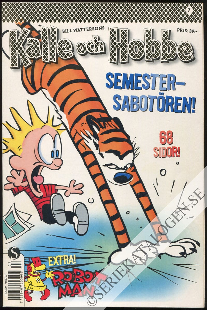 Framsida på Kalle och Hobbe #7 (2006)