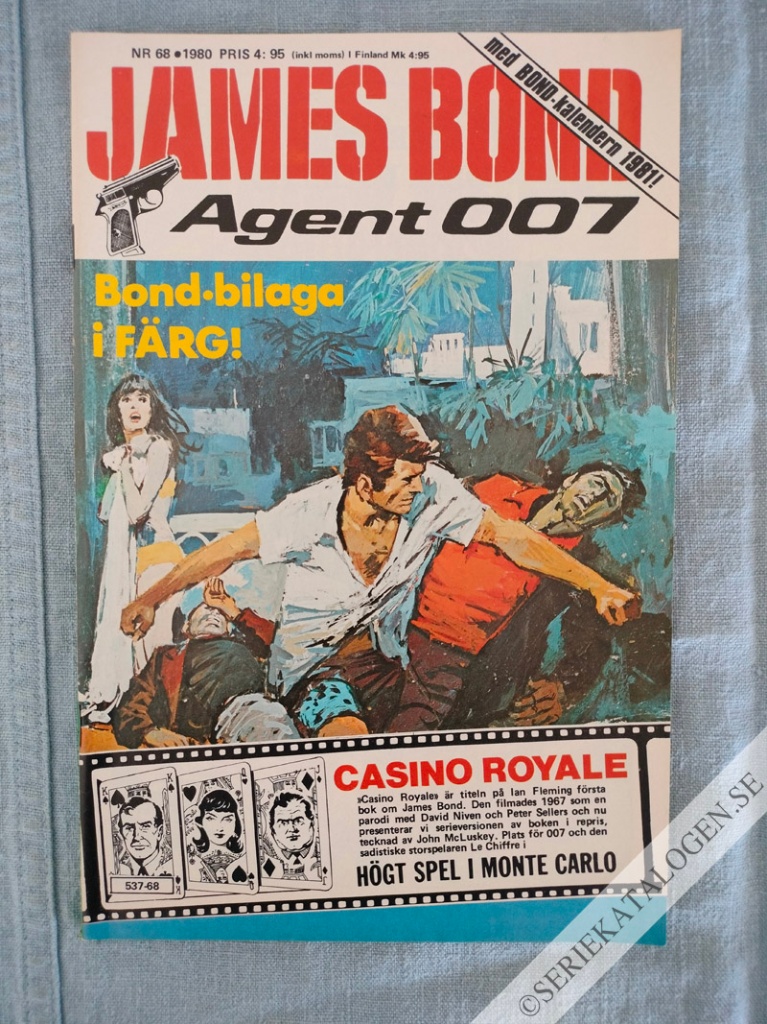 Framsida på James Bond agent 007 #68 (1980)